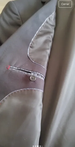 Traje de chaqueta azul marino