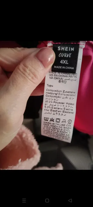 Conjunto Camisetas y Pantalones Shein 4XL