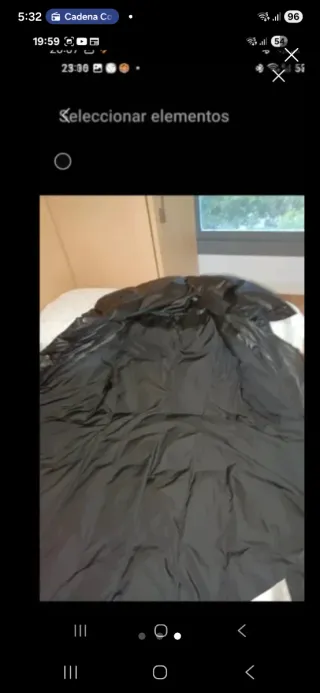 Abrigo largo señora negro