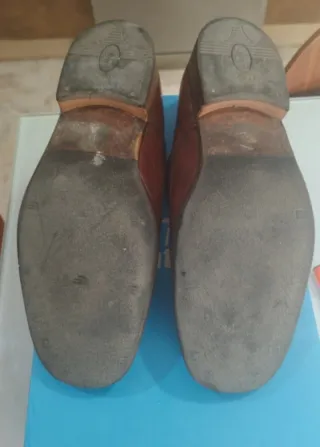 Zapatos de Piel Chr. Laurent Marrón