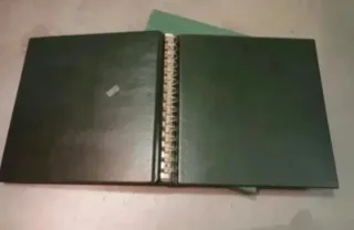 ÁLBUM DE SELLOS - EDIFIL - COLOR VERDE - FILATELIA