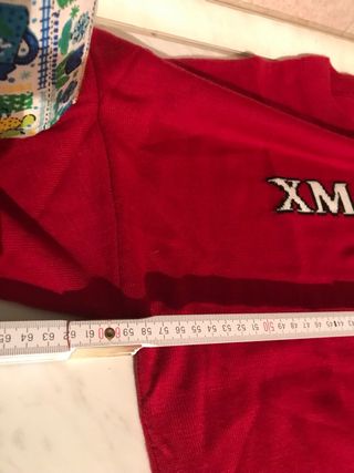 Maglione natalizio orsetto rosso