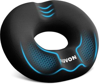 AUVON Cojín ortopédico redondo doble forma de U