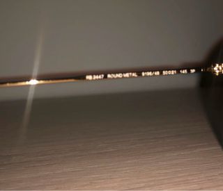 Gafas de sol Ray-Ban Redondas Doradas