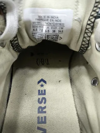 Converse negras talla 38