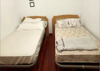 Somier 90x190 y cabecero de madera