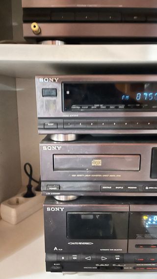 Equipo de música Sony vintage