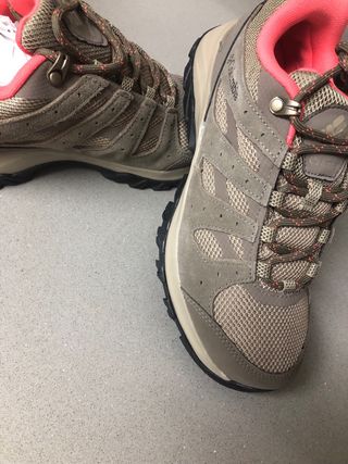 Zapatos Columbia impermeables caqui/coral