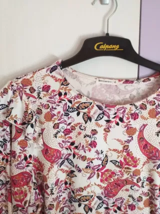 Camiseta estampada de manga larga sin estrenar