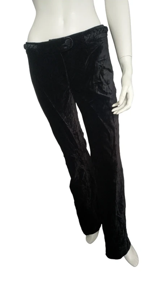 Pantalones de terciopelo negros