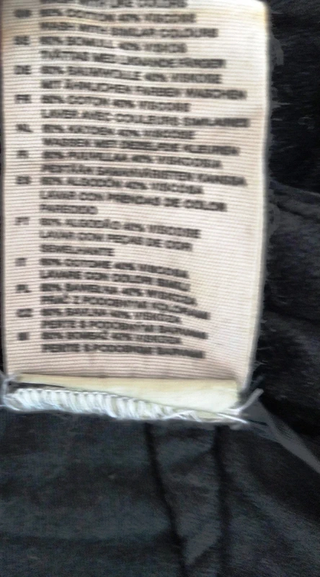 Pantalones de terciopelo negros