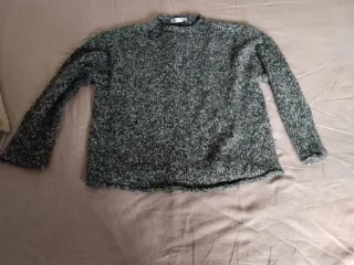 Conjunto jersey y falda gris