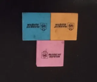 100-200-300 Gomas de Borrar 10 céntimos cada una