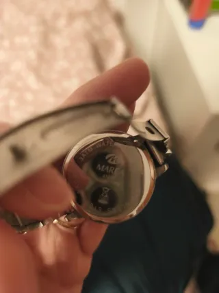 Reloj Marea Azul y Plateado