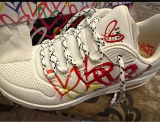 Zapatillas Skechers Blancas Multicolor