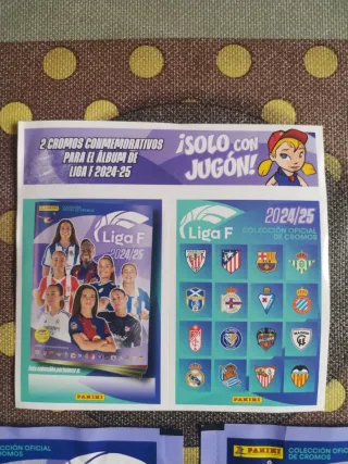 Cromos conmemorativos Liga F 2024/25 Panini