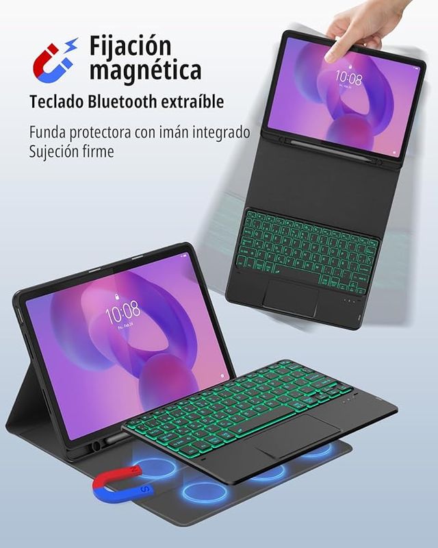 CACOE Funda Teclado Lenovo Idea Tab 11'' Touchpad