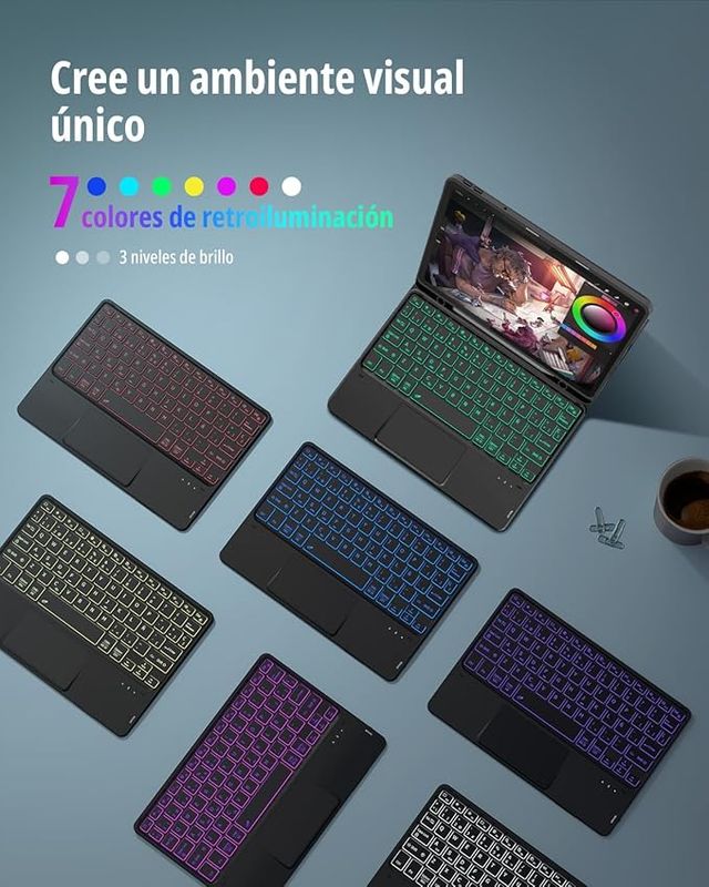 CACOE Funda Teclado Lenovo Idea Tab 11'' Touchpad