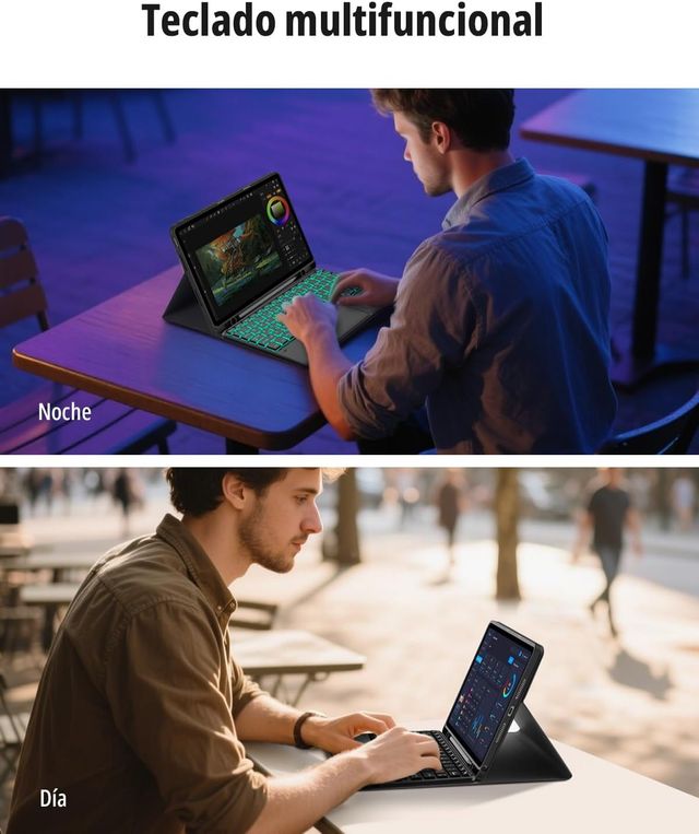 CACOE Funda Teclado Lenovo Idea Tab 11'' Touchpad