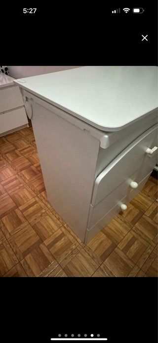 Minicuna para bebé y cambiador prenatal