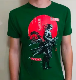 CAMISETA VERDE NUEVA - ONE PIECE / ZORO - TALLA XL
