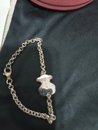 Pulsera Tous Oso Plata Esmalte