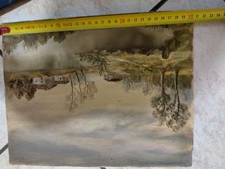 Quadro tempera su tela