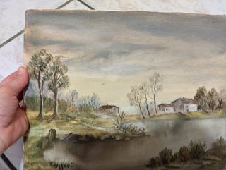 Quadro tempera su tela