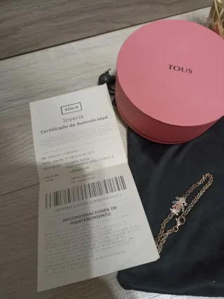 Pulsera Tous Plata Niña Original Certificado