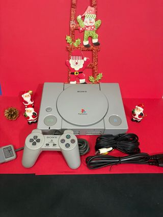 PlayStation 1 Sony Grigia Completa