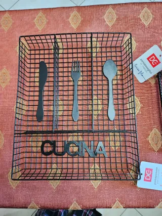 Set portaposate+ portatovaglioli nero