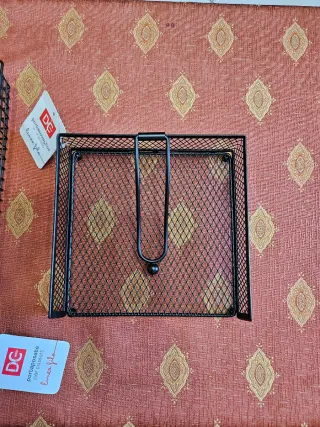 Set portaposate+ portatovaglioli nero