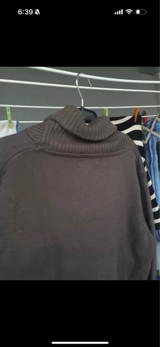 Cárdigan hombre marrón talla L