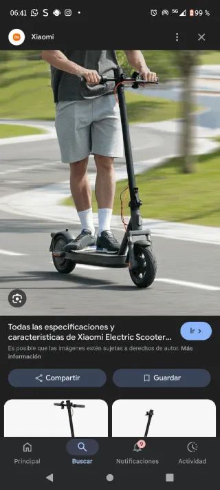 Patinete Eléctrico Xiaomi scooter lite