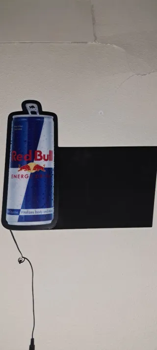 Pizarra Luminosa Red Bull