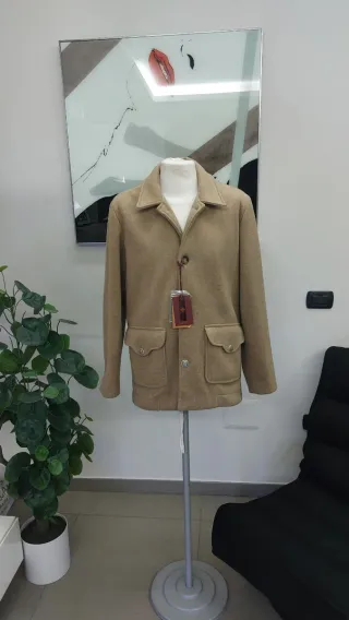 Giacca chaqueta jacket invernale cammello tg 48