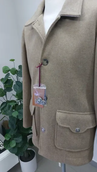 Giacca chaqueta jacket invernale cammello tg 48