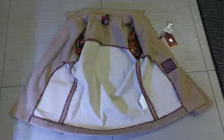 Giacca chaqueta jacket invernale cammello tg 48