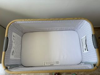 Cuna Colecho KikkaBoo Nanna hasta 9kg, color menta