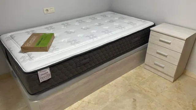 Canapé abatible madera blanco