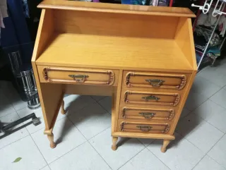 Escritorio estilo bureau madera