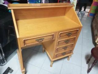 Escritorio estilo bureau madera