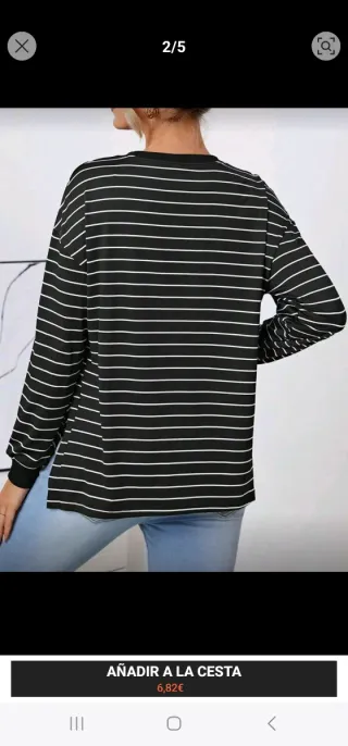 Camiseta premamá rayas