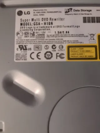 Grabadora DVD LG Super Multi GSA-H10N