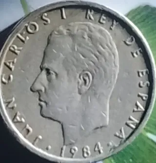 Moneda 100 pesetas Juan Carlos I Rey 1984