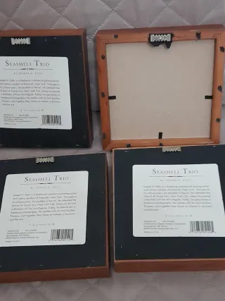 Set 4 Quadretti Parete Tema Marino