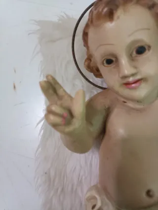 Niño Jesús antiguo 22 cm