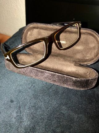 Gafas Tom Ford Negras y Plateadas