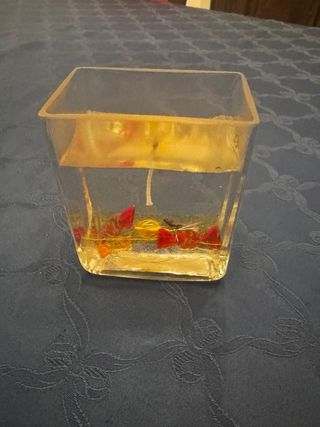 Candela decorativa in gel