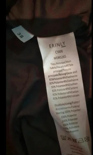 Vestido Negro Tirantes Fiesta Talla M